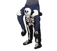 Spooky Apparel - Breathable Skeleton Bodysuit for Birthday, School Show with Attention Grabbing Design, Dress Up Outfits for Adults/kids, White Printed Fabric, Halloweens Gatherings