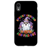 Spooky Around And Find Out Ghost Case for iPhone XR