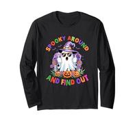 Spooky Around and Find Out Ghost Long Sleeve T-Shirt