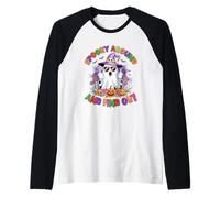 Spooky Around and Find Out Ghost Raglan Baseball Tee