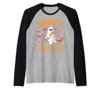 Spooky Assistant Director Ghost Funny Halloween School Raglan Baseball Tee