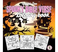Spooky Bible Verse Coloring Book 5: A Unique Bible coloring book for teens and adults, fun activities connected faith in a different style, creating ... peace and easy to learn the Bible.