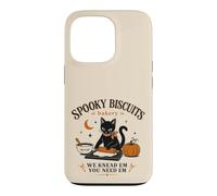 Spooky Biscuit Bakery Black Cat Baking Humor Mood Case for iPhone 13 Pro