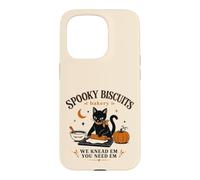Spooky Biscuit Bakery Black Cat Baking Humor Mood Case for iPhone 15 Pro