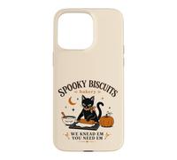 Spooky Biscuit Bakery Black Cat Baking Humor Mood Case for iPhone 15 Pro Max