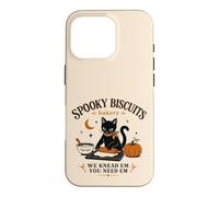 Spooky Biscuit Bakery Black Cat Baking Humor Mood Case for iPhone 16 Pro