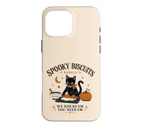 Spooky Biscuit Bakery Black Cat Baking Humor Mood Case for iPhone 16 Pro Max