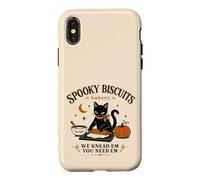 Spooky Biscuit Bakery Black Cat Baking Humor Mood Case for iPhone X/XS