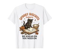Spooky Biscuits Bakery Cats Baking Halloween Value Graphic T-Shirt