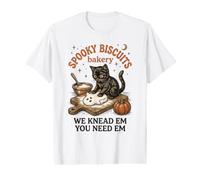 Spooky Biscuits Bakery Cats Baking Halloween Value Graphic T-Shirt