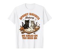 Spooky Biscuits Bakery Cats Baking Halloween Value Graphic T-Shirt