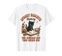 Spooky Biscuits Bakery Cats Baking Halloween Value Graphic T-Shirt