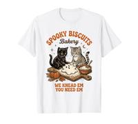 Spooky Biscuits Bakery Cats Baking Halloween Value Graphic T-Shirt