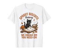 Spooky Biscuits Bakery Cats Baking Halloween Value Graphic T-Shirt