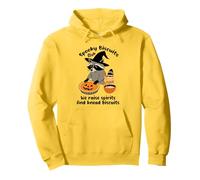 Spooky Biscuits Club we Raise Spirits and Knead Biscuits Pullover Hoodie