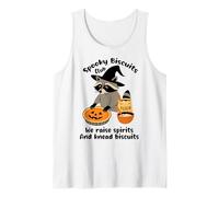 Spooky Biscuits Club we Raise Spirits and Knead Biscuits Tank Top