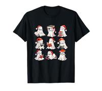 Spooky Books Ghost Cute Book Lovers Halloween Quiet Night T-Shirt