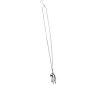 Spooky Box Co. Screaming Mandrake Root Pendant Necklace, Silver-tone Chain