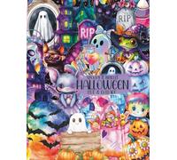 Spooky & Bright: A Fun Halloween Cut and Collage Book Rainbow Pumpkins, Groovy Ghosts & Spooky Fun for Junk Journaling, Scrapbooking & Crafting