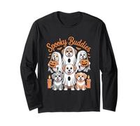 Spooky Buddies Cute Halloween Puppy Ghost Costume Long Sleeve T-Shirt