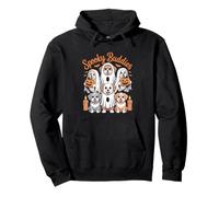 Spooky Buddies Cute Halloween Puppy Ghost Costume Pullover Hoodie