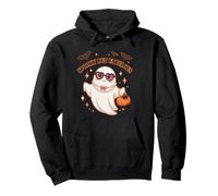 Spooky But Fabulous Cute Ghost Halloween Bats Pumpkin Pullover Hoodie