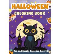 Spooky but Sweet Halloween Coloring Book: Fun and Friendly Halloween Characters - Great Gift for Boys and Girls 4-8