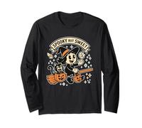 Spooky but Sweet Witch Cat Long Sleeve T-Shirt