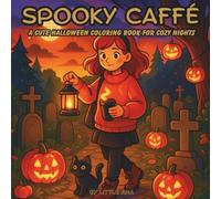 Spooky Caffe: A Cute Halloween Coloring Book for Cozy Autumn Nights: Adorable Spooky Scenes for Relaxing Fall Nights (Cup of Caffè Moments)