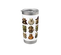 Spooky Capybara Creepy Cute Halloween Ghost Capybara Lovers Stainless Steel Insulated Tumbler