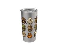Spooky Capybara Creepy Cute Halloween Ghost Capybara Lovers Stainless Steel Insulated Tumbler