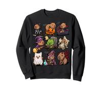 Spooky Capybara Halloween Creepy Capybara Vampire Zombie Sweatshirt