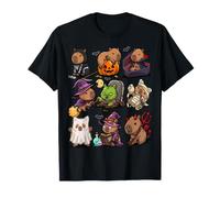 Spooky Capybara Halloween Creepy Capybara Vampire Zombie T-Shirt