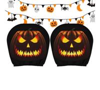 Spooky Car Headrest Covers Halloween Head Rest Protector