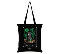 Spooky Cat Tarot The Hermit Tote Bag Black 38x42Centimeters