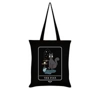 Spooky Cat Tarot The Star Tote Bag Black 38x42cm