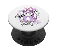 Spooky Cat Unicorn Halloween Kawaii Pastel PopSockets Adhesive PopGrip