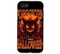 Spooky Cat with Pumpkin Forgotten Halloween Design Kids Case for iPhone SE (2020) / 7/8