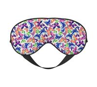 Spooky Cats and Halloween Pumpkins Sleep Mask Double-Sided Eye Mask Soft Adjustable Sleeping Eye Covers for Sleeping Perfect Shading Reduce Eye Edema