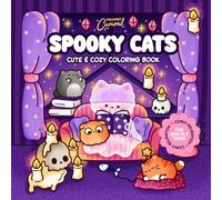 Spooky Cats: Cute & Cozy Coloring Book Comfy Relaxation for Adults and Teens