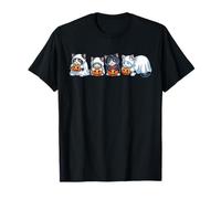Spooky Cats Ghost Funny Halloween Animals Lover Pumpkin Cat T-Shirt