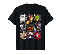 Spooky Cats Halloween Creepy Kittens Ghost Vampire Zombie T-Shirt