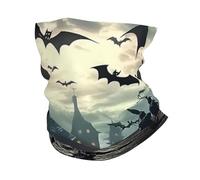 Spooky Cemetery On Halloween Printed Headscarf, Headband, Men'S And Women'S Towel，Multifunctional Sports Mask