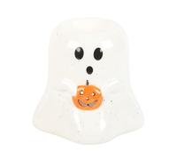 Spooky Charm Ghost Oil Burner: Whimsical Halloween Decor, Aromatic Experience, Craftsmanship - Ideal for Home, Office, and Gifts