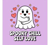 Spooky Chill Self Love Coloring Book for Kids Ages 2-8: Adorable Easy Outlines Screen Free Quiet Time For Early Learners Travel Activity Calm And ... FunAdorable Easy Outlines Screen Free Quiet T