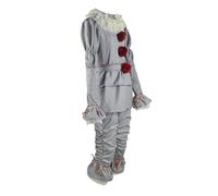 Spooky Clown Costume | Horror Cosplay Adults Creepy Outfits,Role Play Accessories Comfortable Cosplay Outfit for Photography Makeup Party Club Daily Life