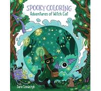 Spooky Coloring : Adventures of Witch Cat