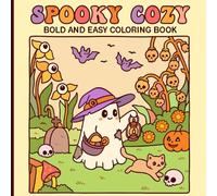 Spooky Cozy Coloring Book: Fun and Easy Coloring Pages to Color