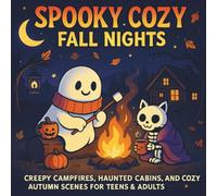 Spooky Cozy Fall Night: Creepy Campfires, Haunted Cabins, Pumpkin Cocoa, and Cozy Autumn Scenes for Teens & Adults (CREEPY SPOOKY SERIES)