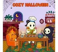 Spooky Cozy Halloween Coloring Book: Cute and Easy Coloring Pages with Pumpkins, Ghosts, Witches, and Cozy Fall Vibes | Relaxing Halloween Coloring Book for Adults, Teens, and Women